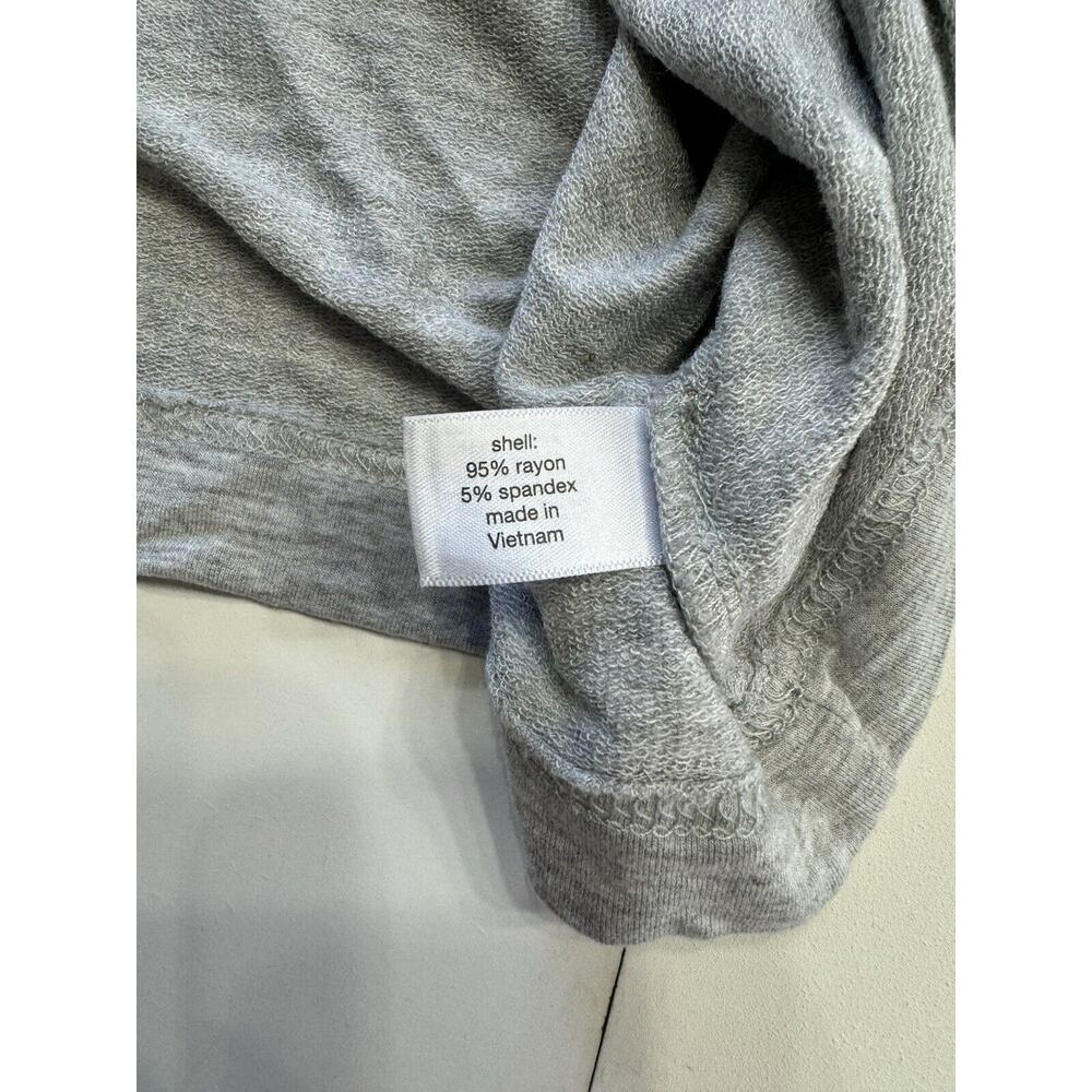 Livi Active Lane Bryant Short Sleeve Crop Top Size 18/20 Collared Gray Grey - Picture 4 of 7